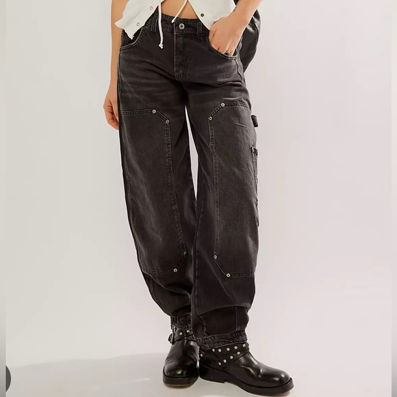 We The Free Loren Barrel Jeans 28 Moonlit - Picture 1 of 8